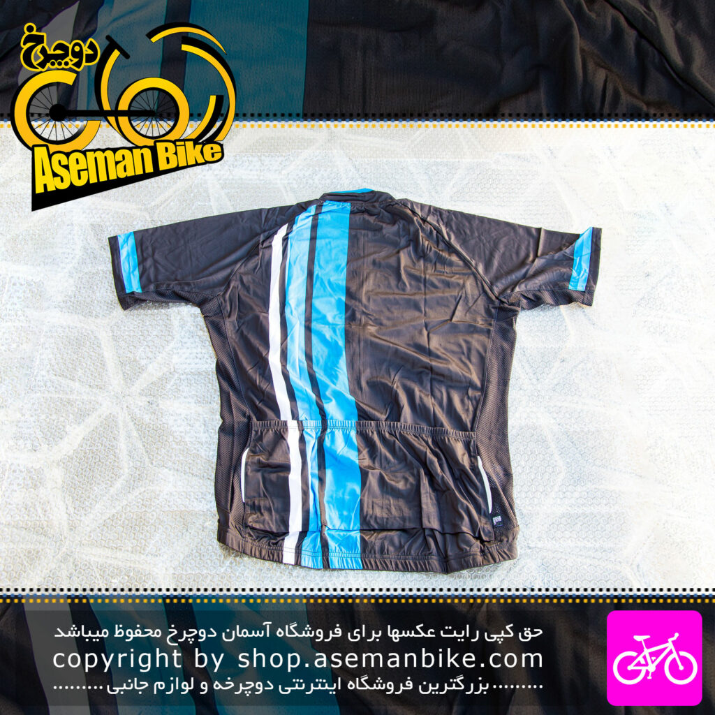 لباس دوچرخه سواری جاینت تیشرت آستین کوتاه مدل Stage SS Jersey سایز XL رنگ آبی کد 850002286 Giant Bicycle Dress Stage SS Jersey XL