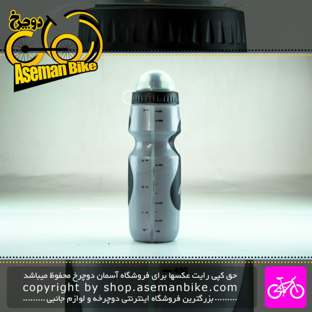 قمقمه آب دوچرخه شکاری 750cc مشکی خاکستری Shekari Bike Bottle 750cc Black Gray