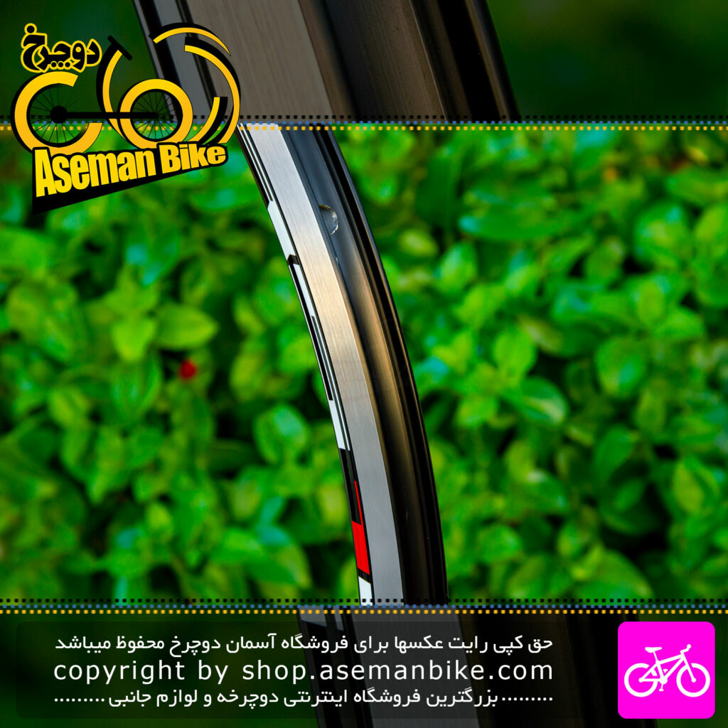 طوقه دوچرخه شیمانو مدل RS10 سایز 622x15c مشکی 16 سوراخ Shimano Bicycle Rims RS10