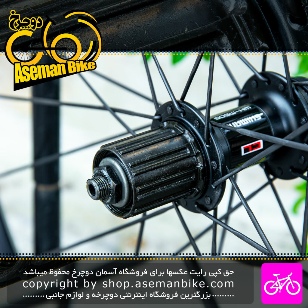 طوقه کامل دوچرخه شیمانو مدل Mountain Sports سایز 26 کد M505 عقب Shimano Bicycle Rear Wheel Mountain Sports M505
