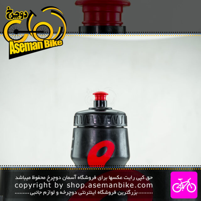قمقمه آب دوچرخه ویوا 650cc رنگ مشکی تیره قرمز Viva Bike Bottle 650cc Dark Black Red