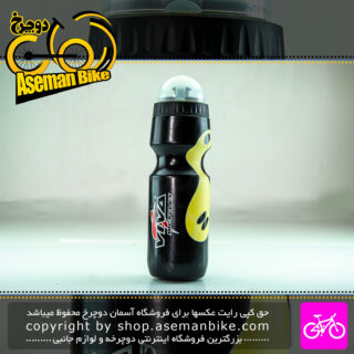 قمقمه آب دوچرخه ویوا 650cc رنگ مشکی لیمویی Viva Bike Bottle 650cc Black/Lemon