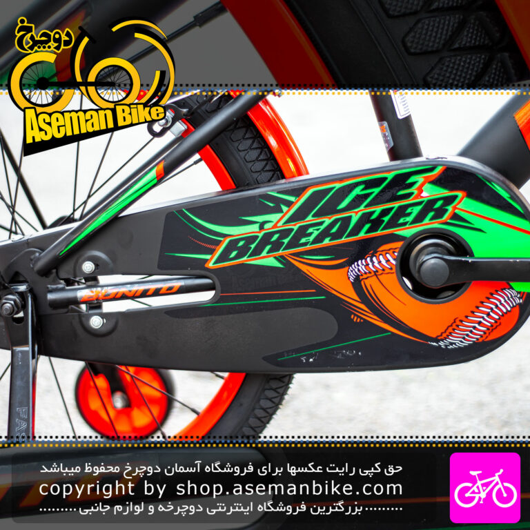 دوچرخه بچه گانه بونیتو مدل آیس بریکر سایز 20 مشکی قرمز Bonito Kids Bicycle Helmet Ice Breaker Size 20 Black Red