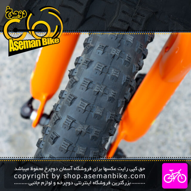 دوچرخه بچه گانه هایلند سایز 20 سیستم 21 سرعته رنگ نارنجی Hiland Kids Bicycle Size 20 21 Speed Orange