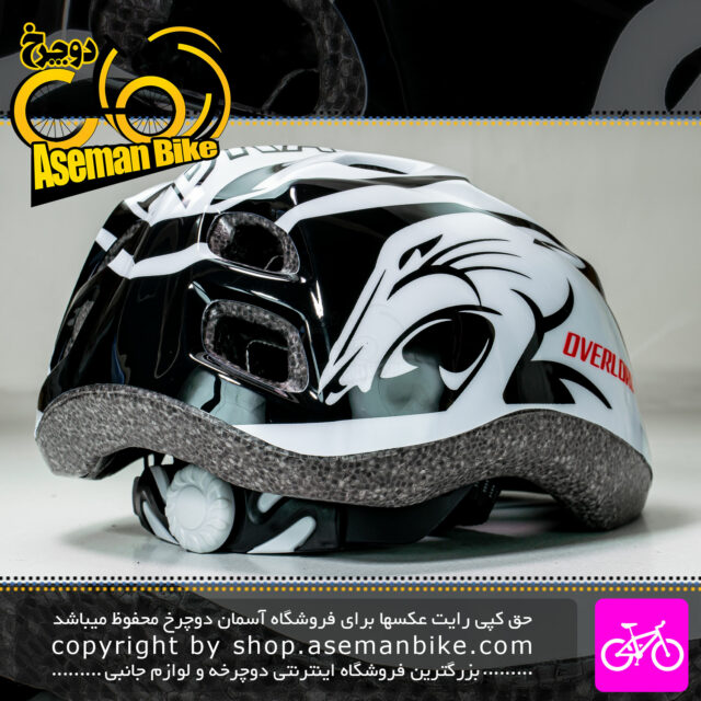 کلاه دوچرخه سواری اورلورد مدل HB8 سایز 52 تا 58 سانتیمتر رنگ مشکی سفید Overlord Bicycle Helmet HB8 Size 52-55cm Black White