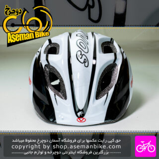 کلاه دوچرخه سواری اورلورد مدل HB8 سایز 52 تا 55 سانتیمتر رنگ مشکی سفید Overlord Bicycle Helmet HB8 Size 52-55cm Black White