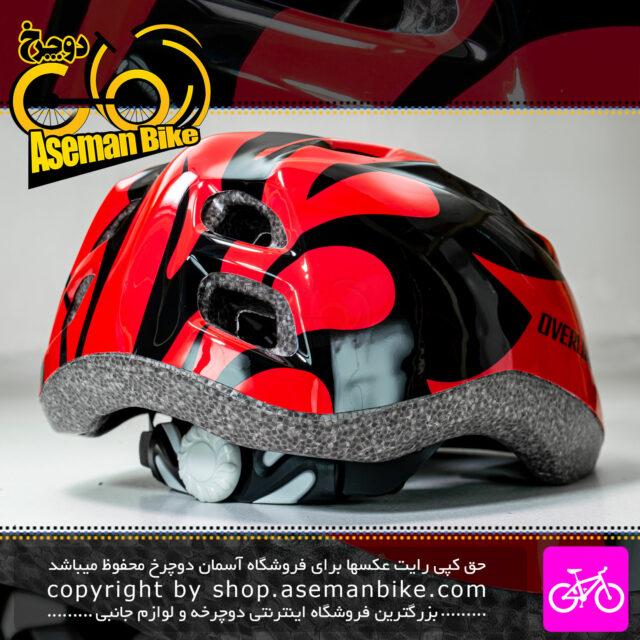 کلاه دوچرخه سواری اورلورد مدل HB8 سایز 52 الی 55 سانتیمتر رنگ مشکی آلبالویی Overlord Bicycle Helmet HB8 Size 52-55cm Black Red