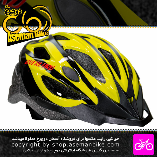 کلاه دوچرخه سواری اورلورد مدل MV23 سایز 58 الی 61 سانتیمتر رنگ مشکی زرد Overlord Bicycle Helmet MV23 Size 58-61cm Black Yellow