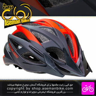 کلاه دوچرخه سواری اورلورد مدل MV23 سایز 58 الی 61 سانتیمتر رنگ مشکی و قرمز مات Overlord Bicycle Helmet MV23 Size 58-61cm Black Red Matt