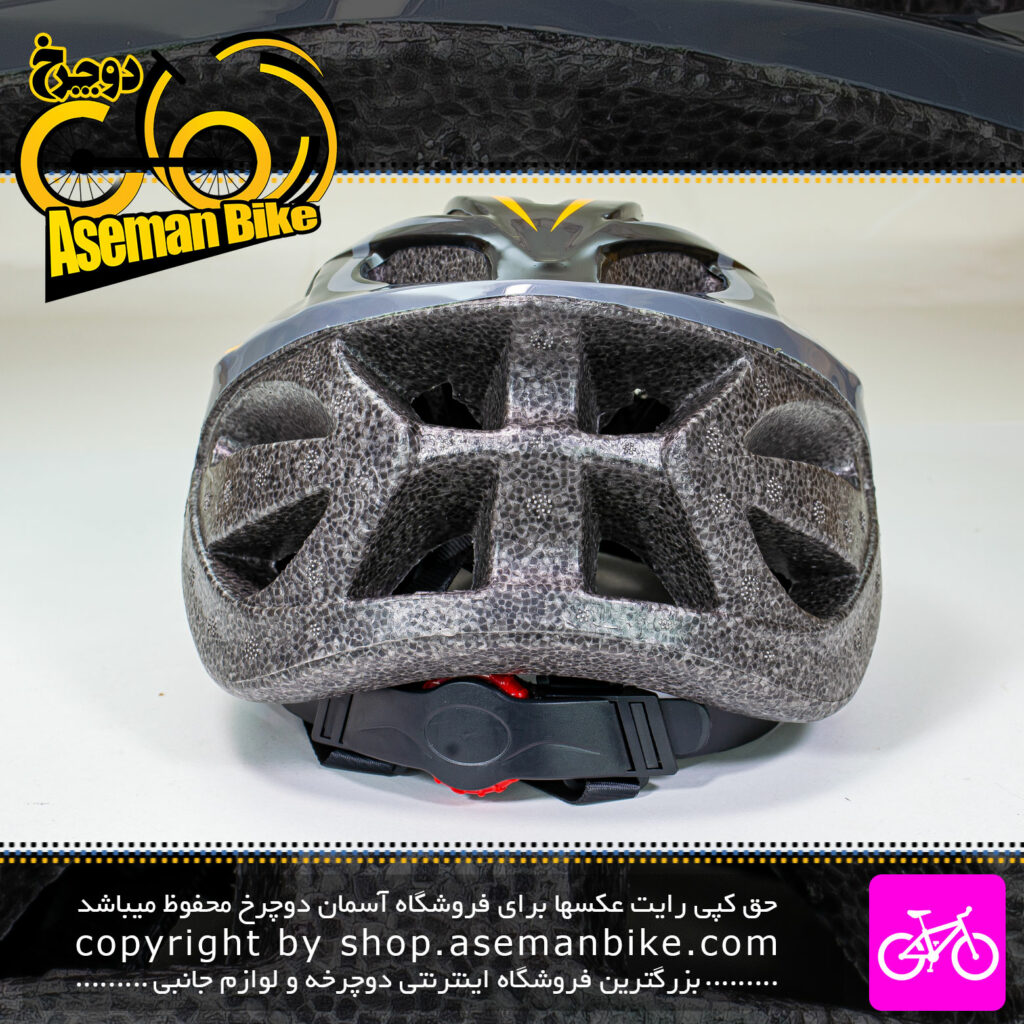 کلاه دوچرخه سواری اورلورد مدل MV23 سایز 58 الی 61 سانتیمتر رنگ مشکی نارنجی Overlord Bicycle Helmet MV23 Size 58-61cm Black Orange