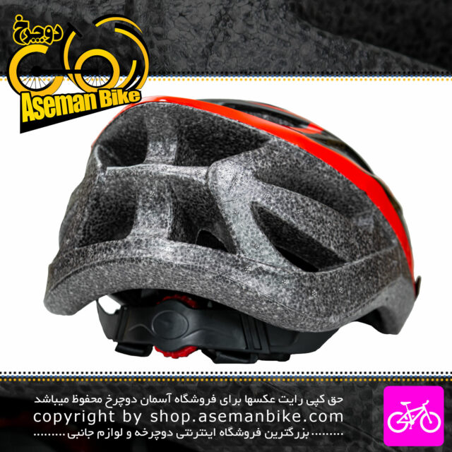 کلاه دوچرخه سواری اورلورد مدل MV23 سایز 58 الی 61 سانتیمتر رنگ مشکی قرمز آلبالویی Overlord Bicycle Helmet MV23 Size 58-61cm Black Cherry Red