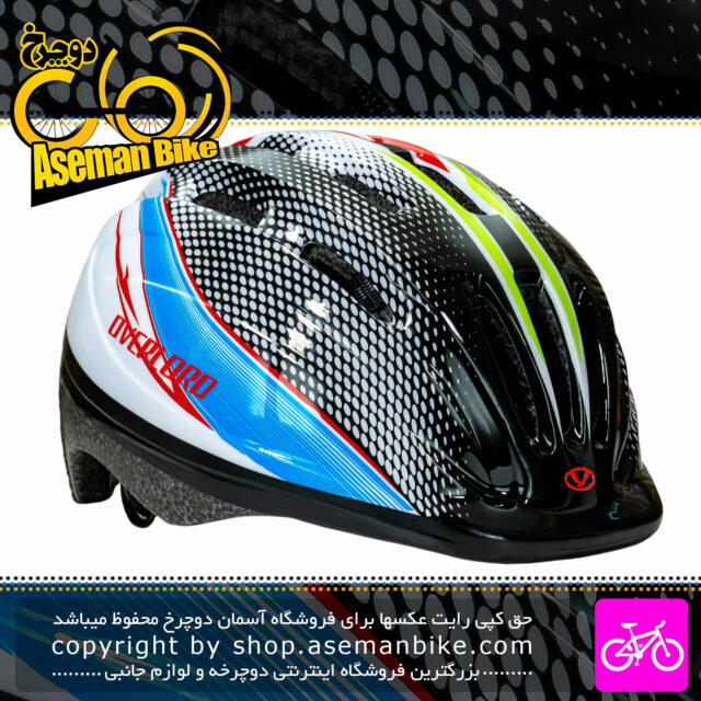 کلاه دوچرخه سواری بچه گانه راکی مدل HB6-2 سایز 52 الی 55 سانتیمتر رنگ مشکی طرح دار Rocky Bicycle Helmet HB6-2 Size 52-55cm Black With Design