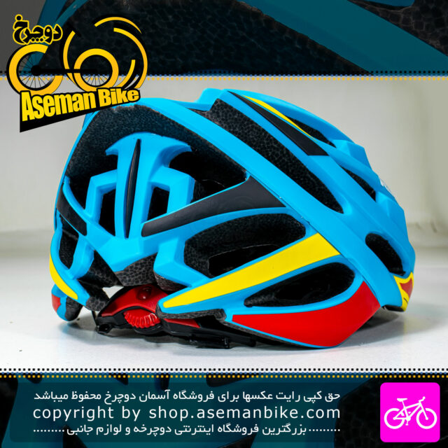 کلاه دوچرخه سواری راکی مدل KS29 سایز 58 الی 61 سانتیمتر رنگ آبی Rocky Bicycle Helmet KS29 Size 58-61cm Blue