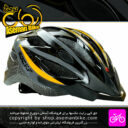 کلاه دوچرخه سواری راکی مدل MV23 سایز 58 الی 61 سانتیمتر رنگ مشکی نارنجی Rocky Bicycle Helmet MV23 Size 58-61cm Black Orange
