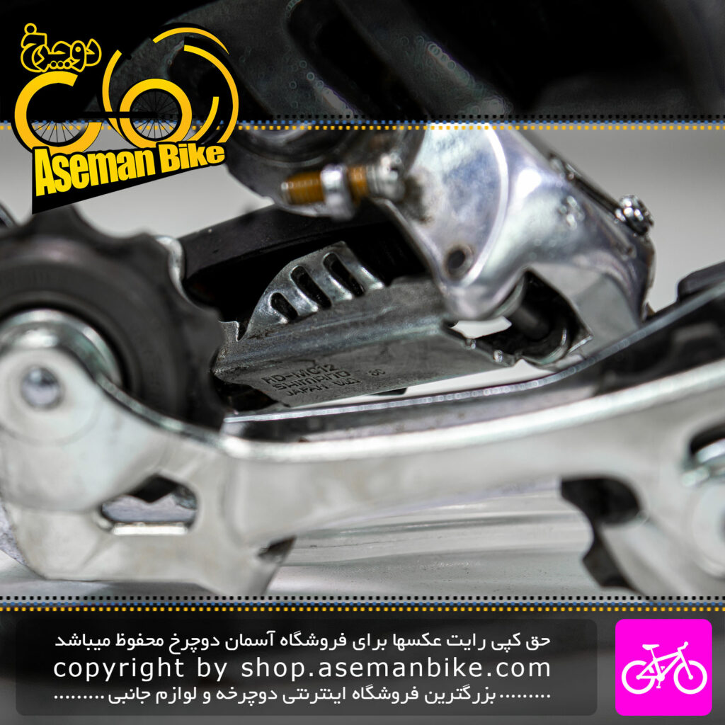 شانژمان دوچرخه شیمانو سری آلیویو کد MC12 سیستم 6-7 سرعته ساخت ژاپن Shimano Bicycle Rear Derailleur Alivio Series Code MC12 6-7 Speed