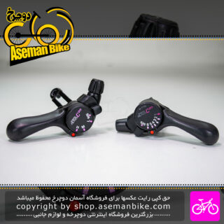 ست دسته دنده دوچرخه شیمانو سری آلتوس کد C20 سیستم 3X6 سرعته Shimano Bicycle Shift Lever Set Altus Series Code C20