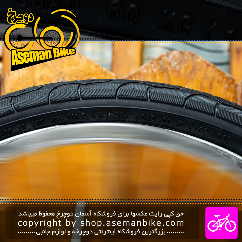 تایر دوچرخه انرژی سایز 20x1.50 مشکی Energi Bicycle Tire Size 20x1.50