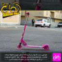 اسکوتر Lebefa طرح باربی تایر بزرگ کمک فنر دار رنگ صورتی Lebefa Scooter Barbie Design Big Wheel Pink