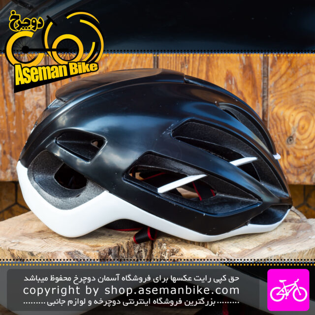 کلاه دوچرخه سواری فاکس مدل Tillu0111 مشکی سفید سایز 58-53 Fox Bicycle Helmet Tillu0111