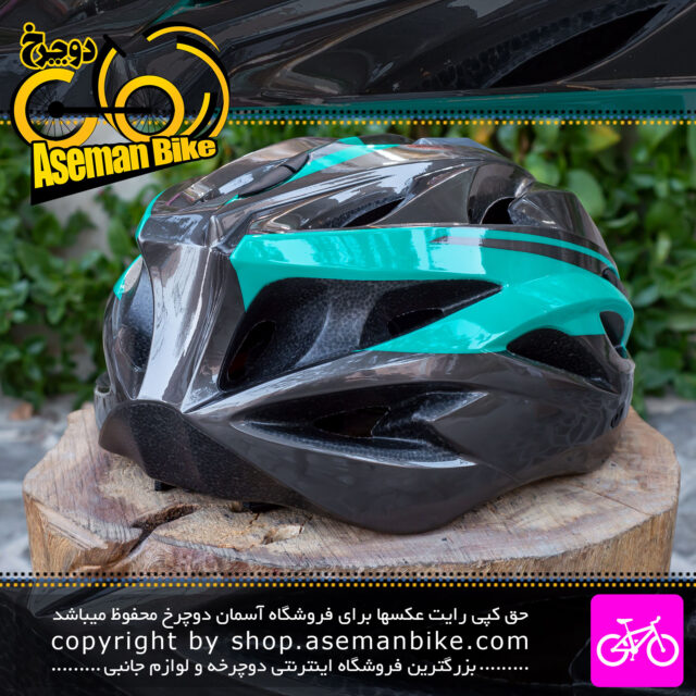 کلاه دوچرخه سواری ابسولوت Absolute مدل TS77 سایز دور سر 57-62 سانت رنگ خاکستری فیروزه ای Absolute Bicycle Helmet TS77 57-62cm Gray Cyan