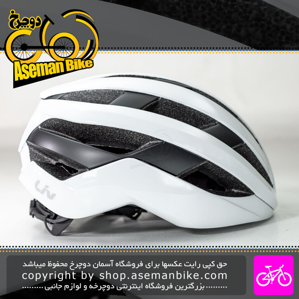 کلاه دوچرخه سواری جاینت بانوان لیو سایز 62-57 سانت سفید Giant Bicycle Helmet LIV