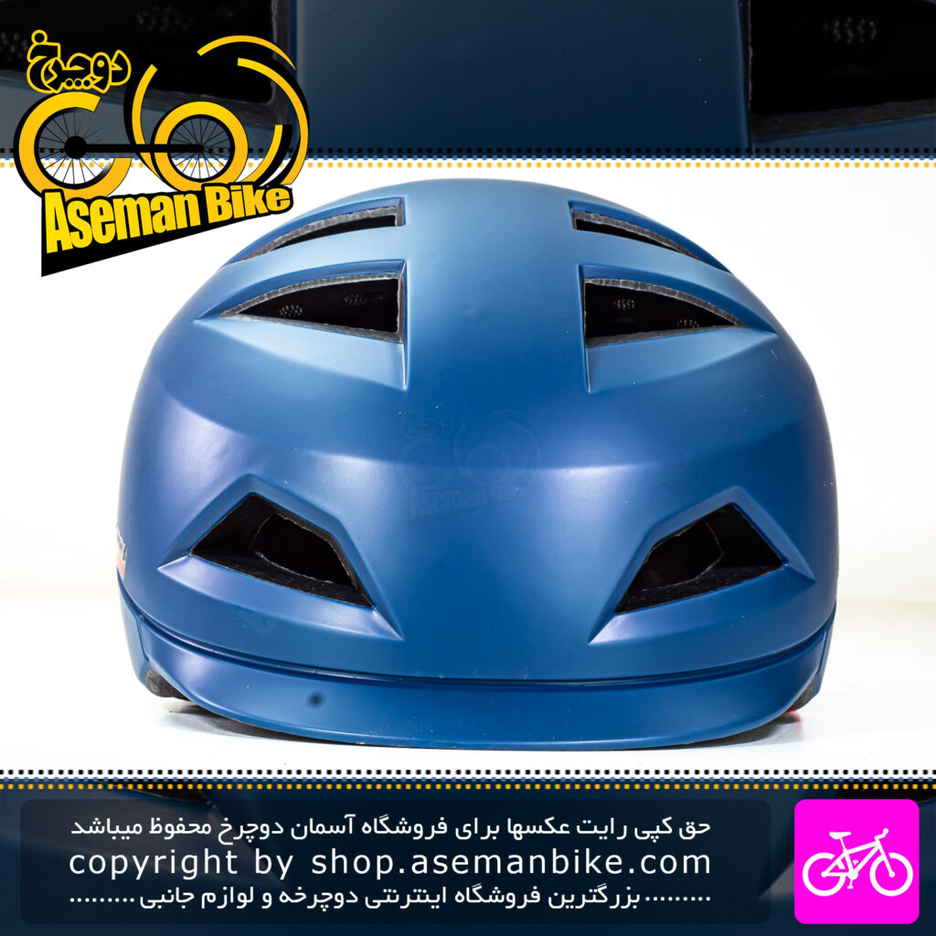 کلاه دوچرخه سواری سانری مون مدل سیگنا سایز 62-57 سانت آبی مات Sunrimoon Bicycle Helmet Cigna
