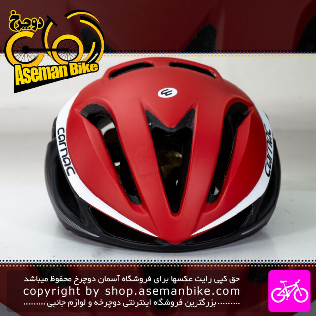 کلاه دوچرخه سواری کارناک تری اتلون آئروداینامیک G7000 سایز 60-55 سانت Carnac Bicycle Helmet