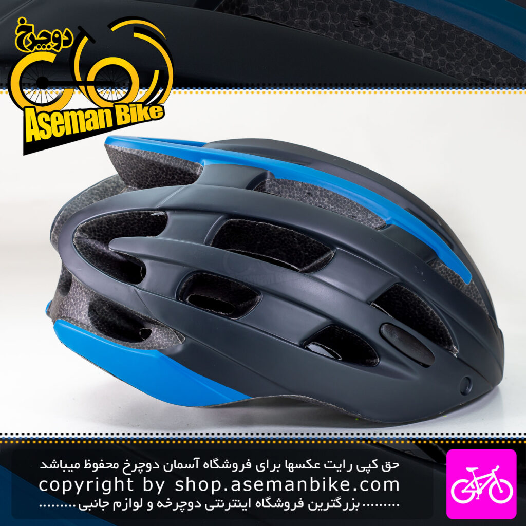 کلاه دوچرخه سواری تیمبر مدل AXD721 سایز 62-57 سانت مشکی آبی Timber Bicycle Helmet AXD721