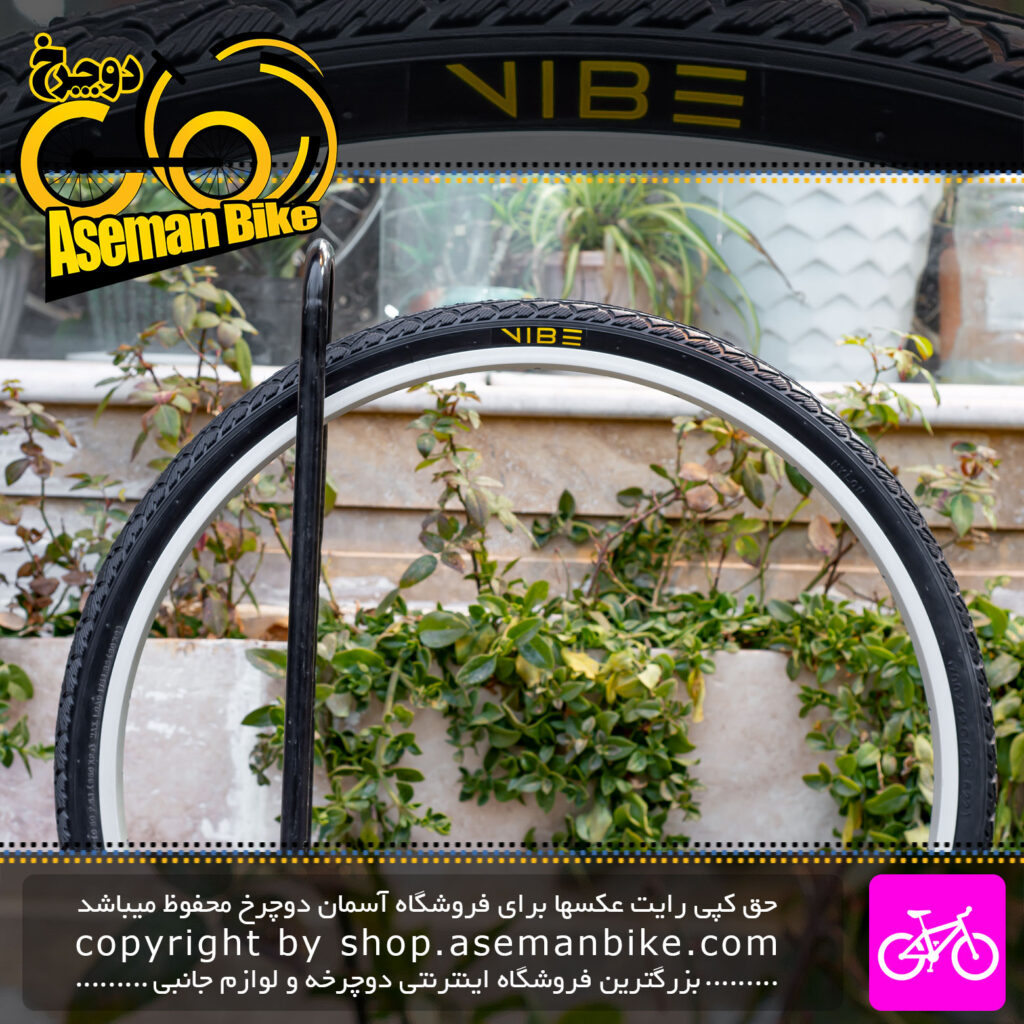 لاستیک تایر دوچرخه وایب سایز 700x42c پی اس آی 50 Vibe Bicycle Tire Size 700x42c