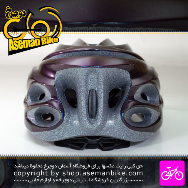 کلاه دوچرخه سواری ونز Wenz سایز 60-55 سانت بنفش آبی Wenz Bicycle Helmet