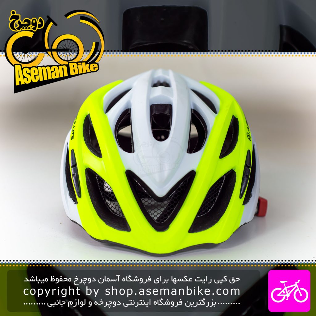 کلاه دوچرخه سواری ابسولوت مدل WT059 سایز 61-58 سانت سفید فسفری Absolute Bicycle Helmet WT059 Size 58-61cm