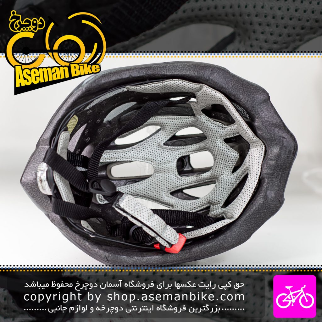 کلاه دوچرخه سواری ابسولوت مدل FFT سایز 60-55 سانت مشکی خاکستری Absolute Bicycle Helmet FFT Size 55-60cm