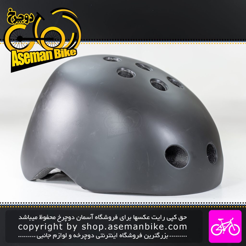 کلاه دوچرخه سواری بی ایکس ایکس مدل BMX سایز 60-55 سانت خاکستری BBX Bicycle Helmet BMX 55-60cm