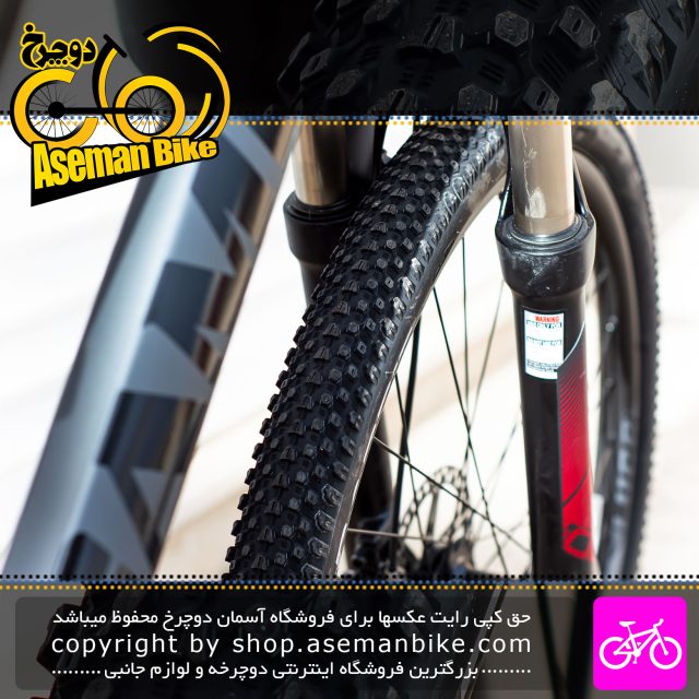 دوچرخه کوهستان شهری کمپ مدل فنیکس Fenix سایز 27.5 20 سرعته خاکستری قرمز Camp MTB City Bicycle Fenix Size 27.5 20 Speed