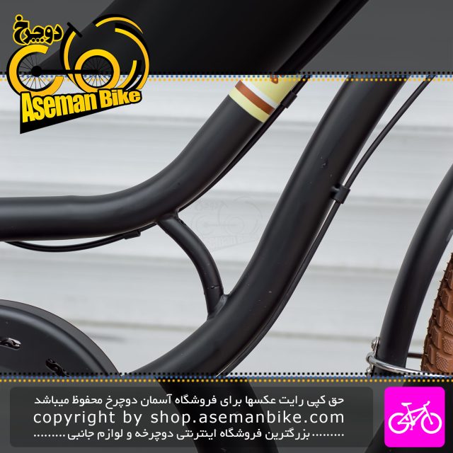 دوچرخه شهری جف مدل Netherland سایز 26 7 سرعته مشکی قهوه ای Jeff City Bicycle Netherland Size 26 7 Speed