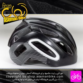 کلاه دوچرخه سواری موک فایر مدل XCR سایز 60-55 سانت مشکی سفید Mokfire Bicycle Helmet XCR Size 55-60cm