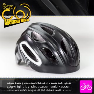 کلاه دوچرخه سواری موک فایر مدل XCR سایز 60-55 سانت مشکی سفید Mokfire Bicycle Helmet XCR Size 55-60cm