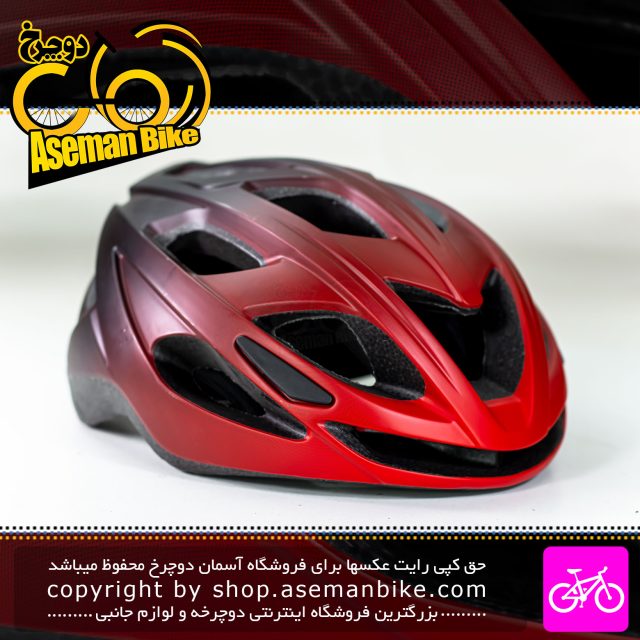 کلاه دوچرخه سواری موک فایر مدل SSR سایز 60-55 سانت مشکی قرمز Mokfire Bicycle Helmet SSR Size 55-60cm