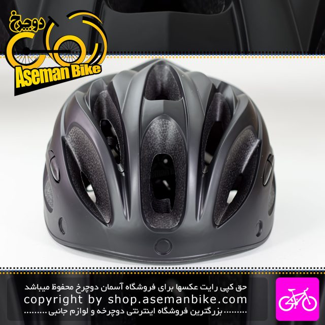 کلاه دوچرخه سواری موک فایر مدل ATT سایز 60-55 سانت مشکی مات Mokfire Bicycle Helmet ATT Size 55-60cm