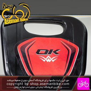 پشتی صندلی دوچرخه بچه گانه اوکی مدل XCV مشکی قرمز OK Kids Bicycle Seat Support XCV