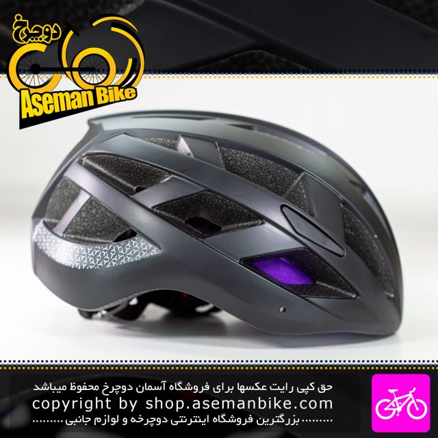 کلاه دوچرخه سواری رول اکس مدل Mero سایز 60-55 سانت مشکی Roll-X Bicycle Helmet Mero Size 55-60cm