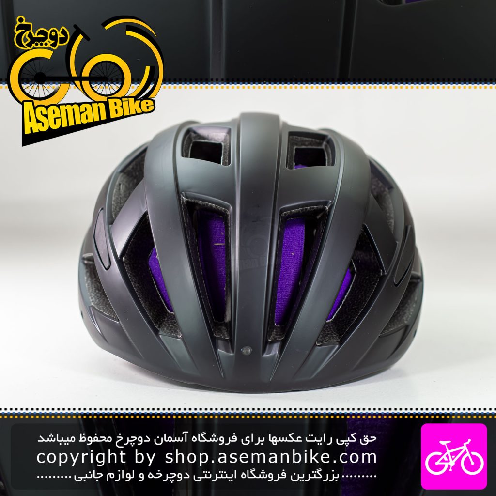 کلاه دوچرخه سواری رول اکس مدل Mero سایز 60-55 سانت مشکی Roll-X Bicycle Helmet Mero Size 55-60cm
