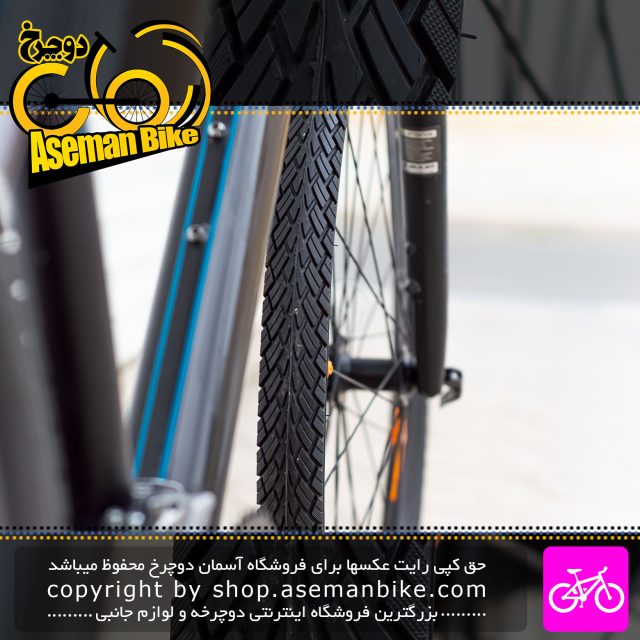 دوچرخه توریستی اسکات دست دوم مدل ساب کراس سایز 28 24 دنده مشکی آبی SCOTT Tourist Bicycle Sub Cross Size 28 24 Speed
