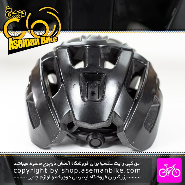 کلاه دوچرخه سواری تلکس مدل YT76 سایز 60-55 سانت مشکی براق Telx Bicycle Helmet YT76 Size 55-60cm