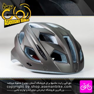 کلاه دوچرخه سواری تتریس مدل DS4 سایز 61-56 سانت خاکستری Tetris Bicycle Helmet DS4 56-61cm