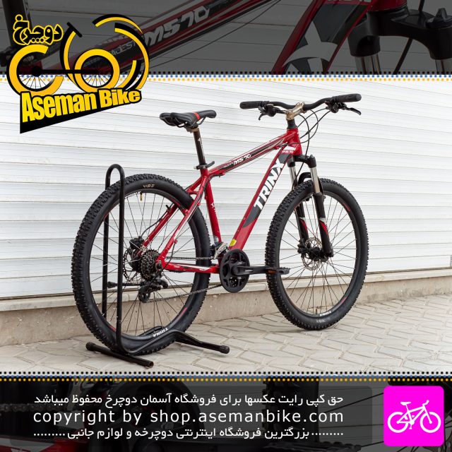 دوچرخه کوهستان شهری ترینکس مدل ماجستیک M510 سایز 27.5 24 سرعته مشکی قرمز Trinx Bicycle Majestic M510 Size 27.5 24 Speed