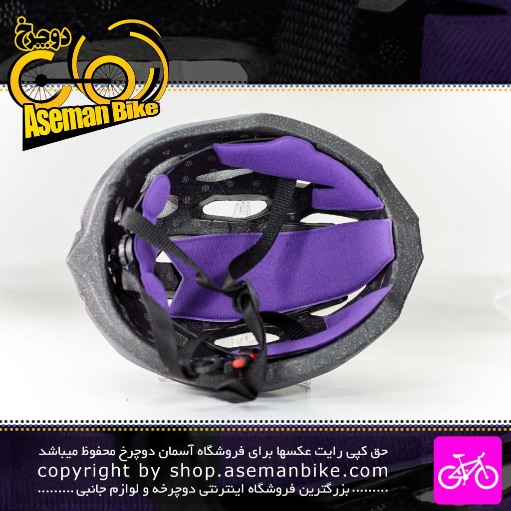 کلاه دوچرخه سواری ورتیکال مدل BLU8 سایز 60-55 سانت خاکستری Vertical Bicycle Helmet BLU8 Size 55-60cm