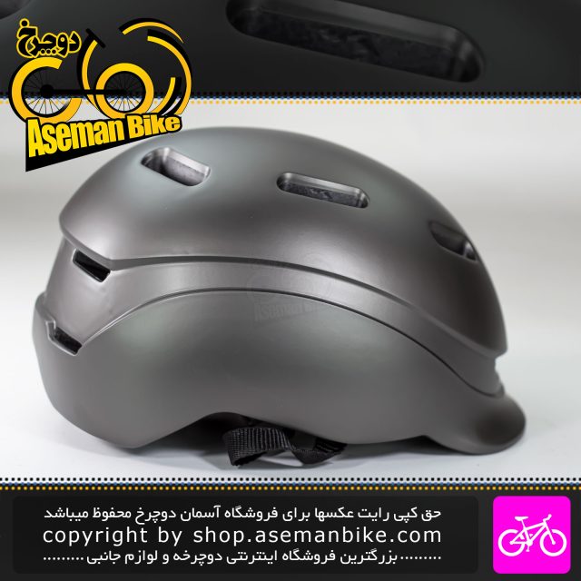 کلاه دوچرخه سواری سی تی وای مدل R55 سایز 60-55 سانت خاکستری CTY Bicycle Helmet R55 Size 55-60cm