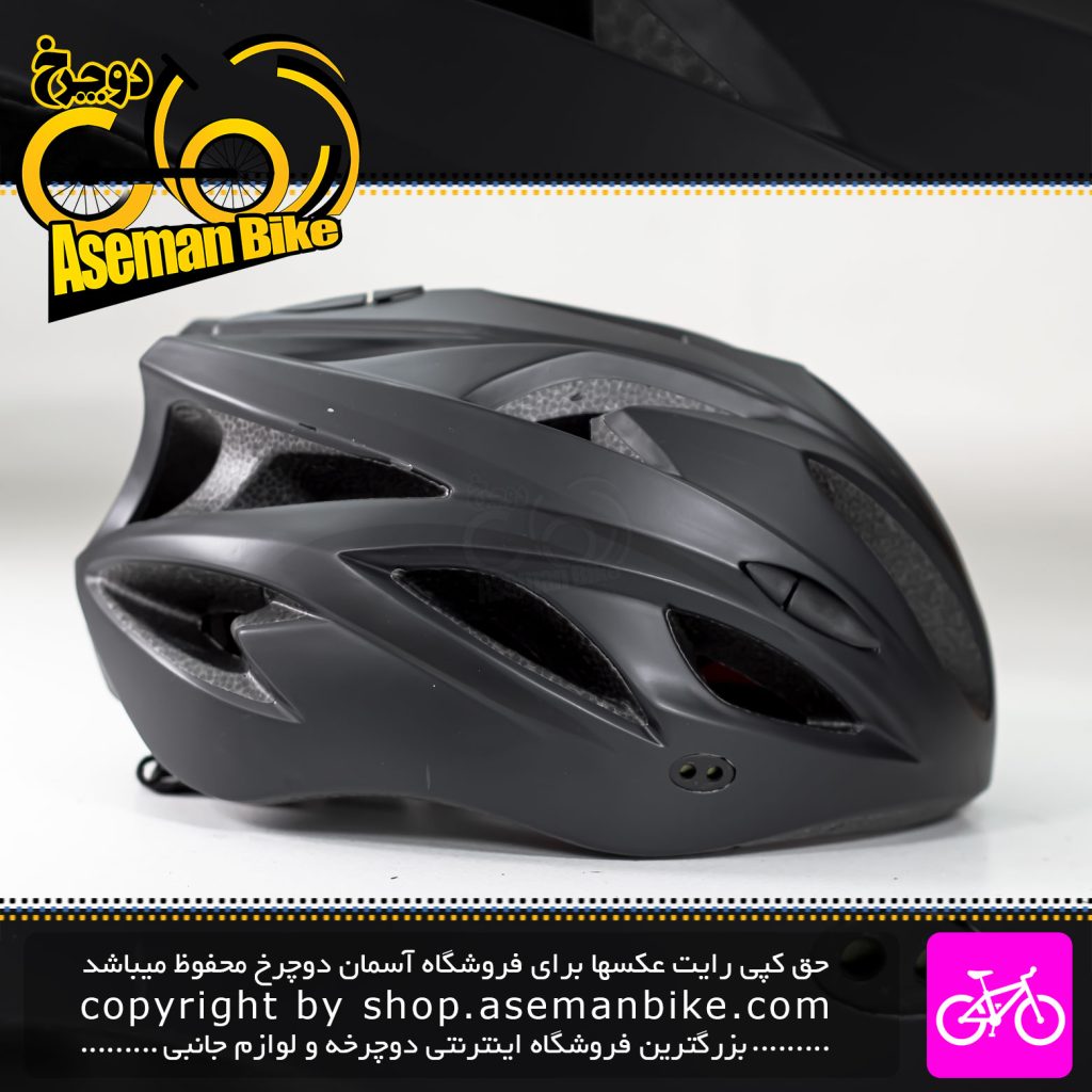 کلاه دوچرخه سواری کدی مدل X09 سایز 60-55 سانت مشکی مات KODI Bicycle Helmet X09 Size 55-60cm