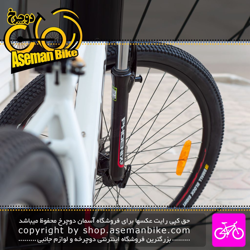 دوچرخه کوهستان فونیکس مدل ZK300 سایز 29 24 دنده سفید قرمز Phoenix Bicycle ZK300 Size 29 24 Speed
